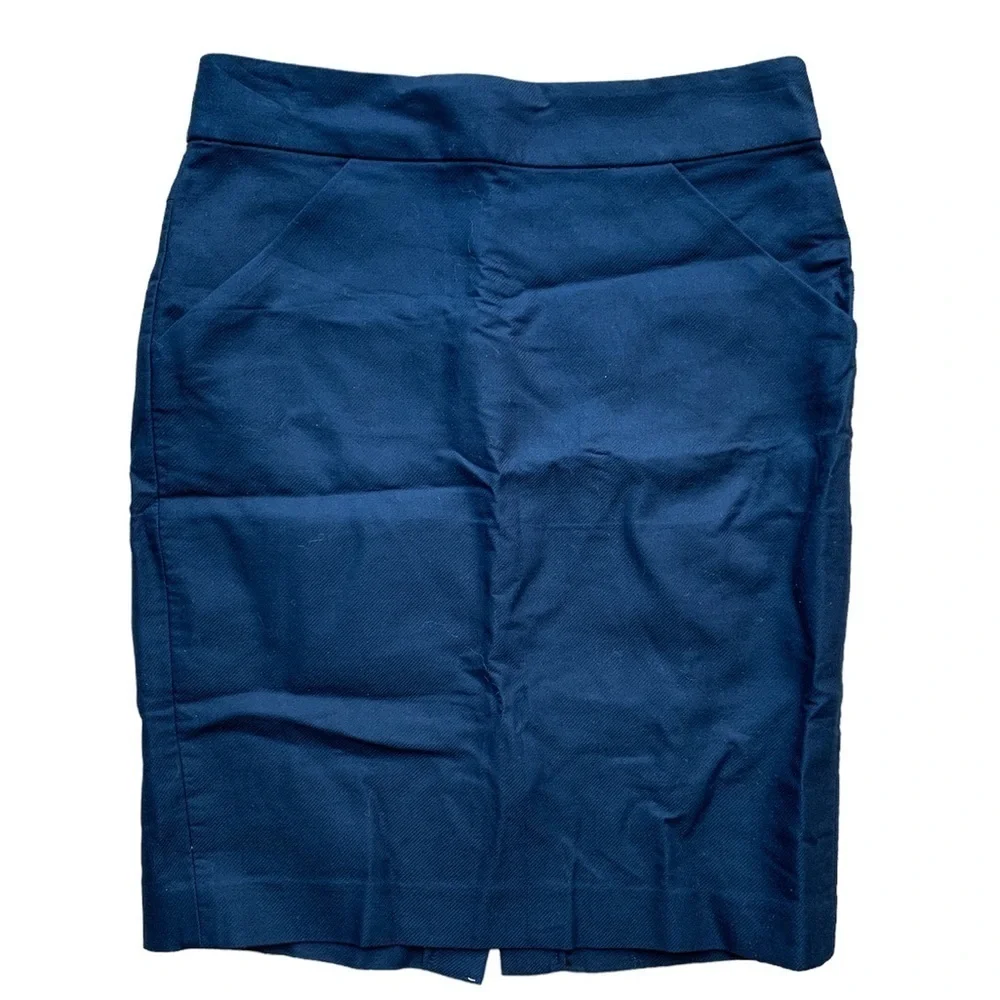 J.Crew | J. Crew Navy Blue Pencil Skirt 2